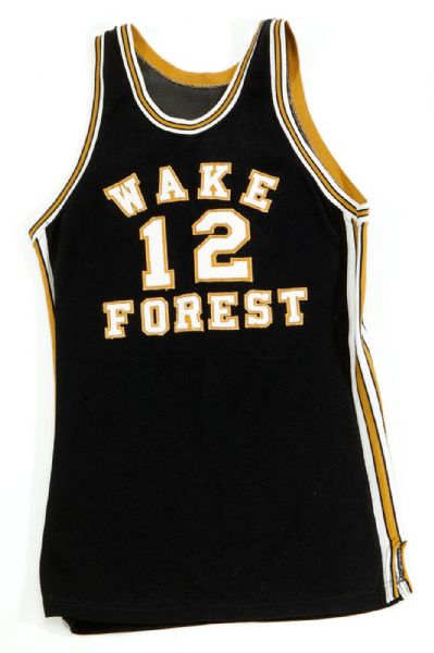 1971 CHARLIE DAVIS WAKE FOREST GAME WORN BASKETBALL JERSEY (ACC PLAYER OF YEAR)