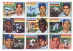 1956 TOPPS BASEBALL LOT OF 14 INC. WILLIAMS, KOUFAX, ROBINSON, CLEMENTE, AND KALINE