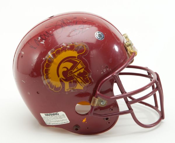 MARCUS ALLEN SIGNED USC HELMET WORN BY OTHERS