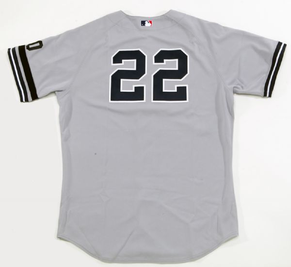 2007 NEW YORK YANKEES ROGER CLEMENS GAME ISSUED ROAD GRAY JERSEY WITH  # 10 "RIZZUTO ARM BAND" - STEINER