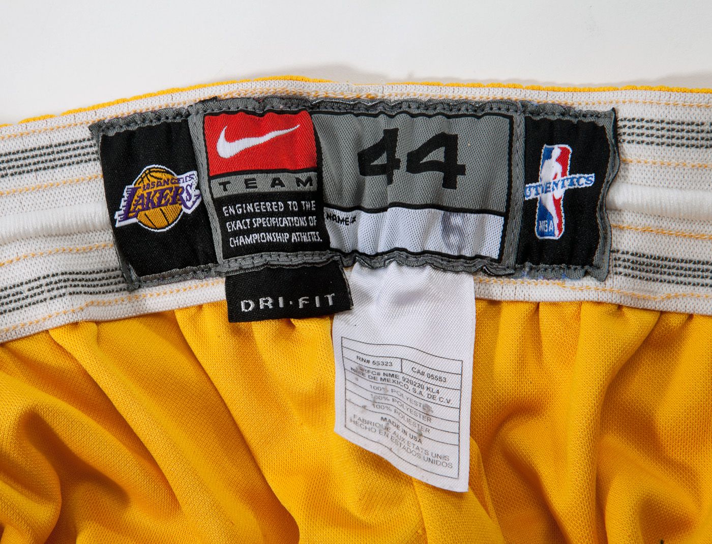 Lot Detail - Kobe Bryant 2000-01 Lakers Game Worn & Autographed Jersey  (Great Use, DC Sports, PSA LOA)