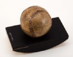 CHRISTY WALSH PRESENTATION INK BLOTTER BALL SIGNED BY BABE RUTH, CONNIE MACK AND OTHERS