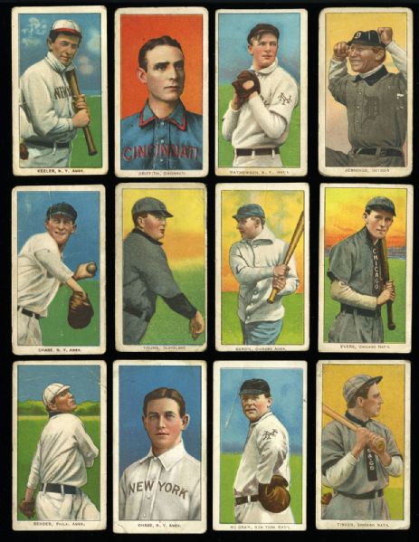  1909-11 T206 LOT OF 96 INC. MATHEWSON, YOUNG, MCGRAW, OTHER HOFERS AND SOUTHERN LEAGUERS