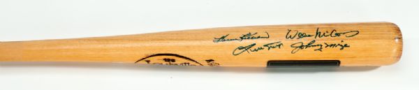HALL OF FAME HITTERS SIGNED LIMITED EDITION BAT INCLUDING MAYS, SNIDER, MIZE AND OTHERS