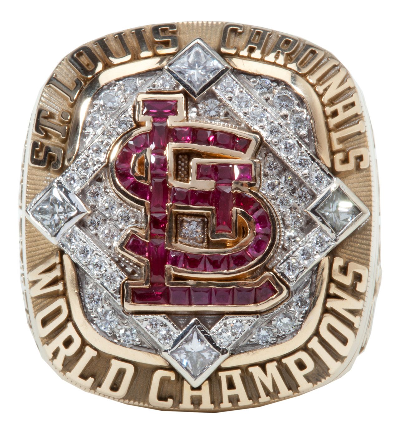Lot Detail - OZZIE SMITH'S 2011 ST. LOUIS CARDINALS WORLD SERIES RING IN  ORIGINAL PRESENTATION BOX