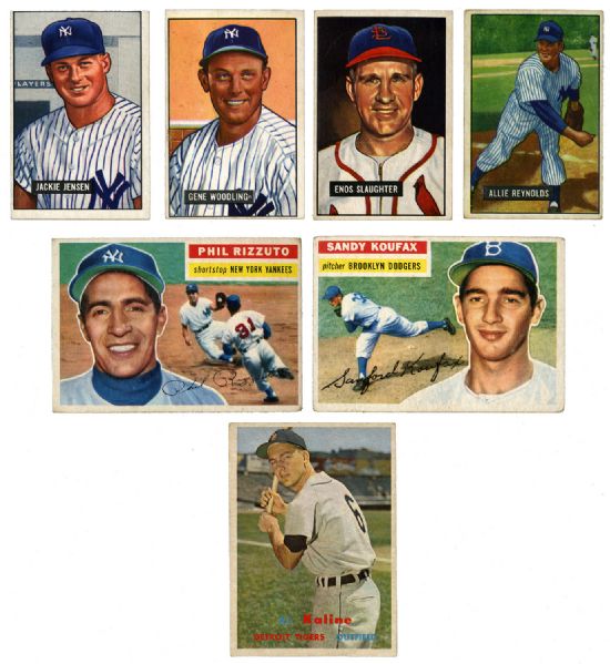 1933-1957 HALL OF FAME AND STAR LOT OF 14