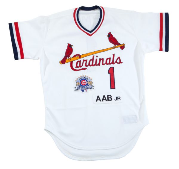 OZZIE SMITH’S 1990 ALL-STAR GAME WORN ST. LOUIS CARDINALS HOME JERSEY