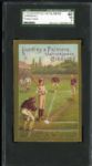 CIRCA 1878 HUNTLEY & PALMERS BASEBALL TRADE CARD VG SGC 40