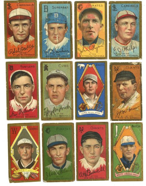 1911 T205 GOLD BORDER LOT OF 31 (26 DIFFERENT)