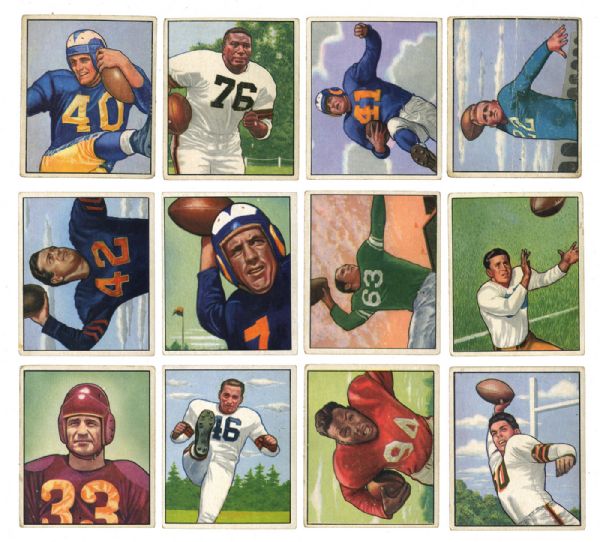 1950 BOWMAN FOOTBALL COMPLETE SET OF 144