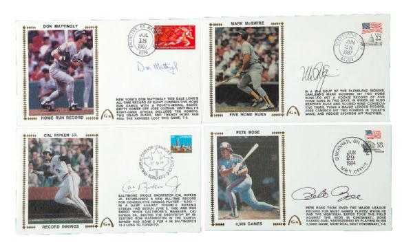 FIRST DAY COVER HALL OF FAME AND STAR LOT OF 26 SIGNED BY 28 PLUS 8 UNSIGNED FDC