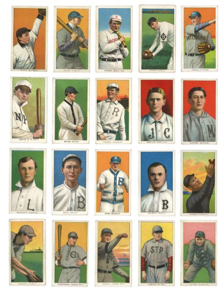 1909-11 T206 LOT OF (20) COMMONS - VG-VG/EX