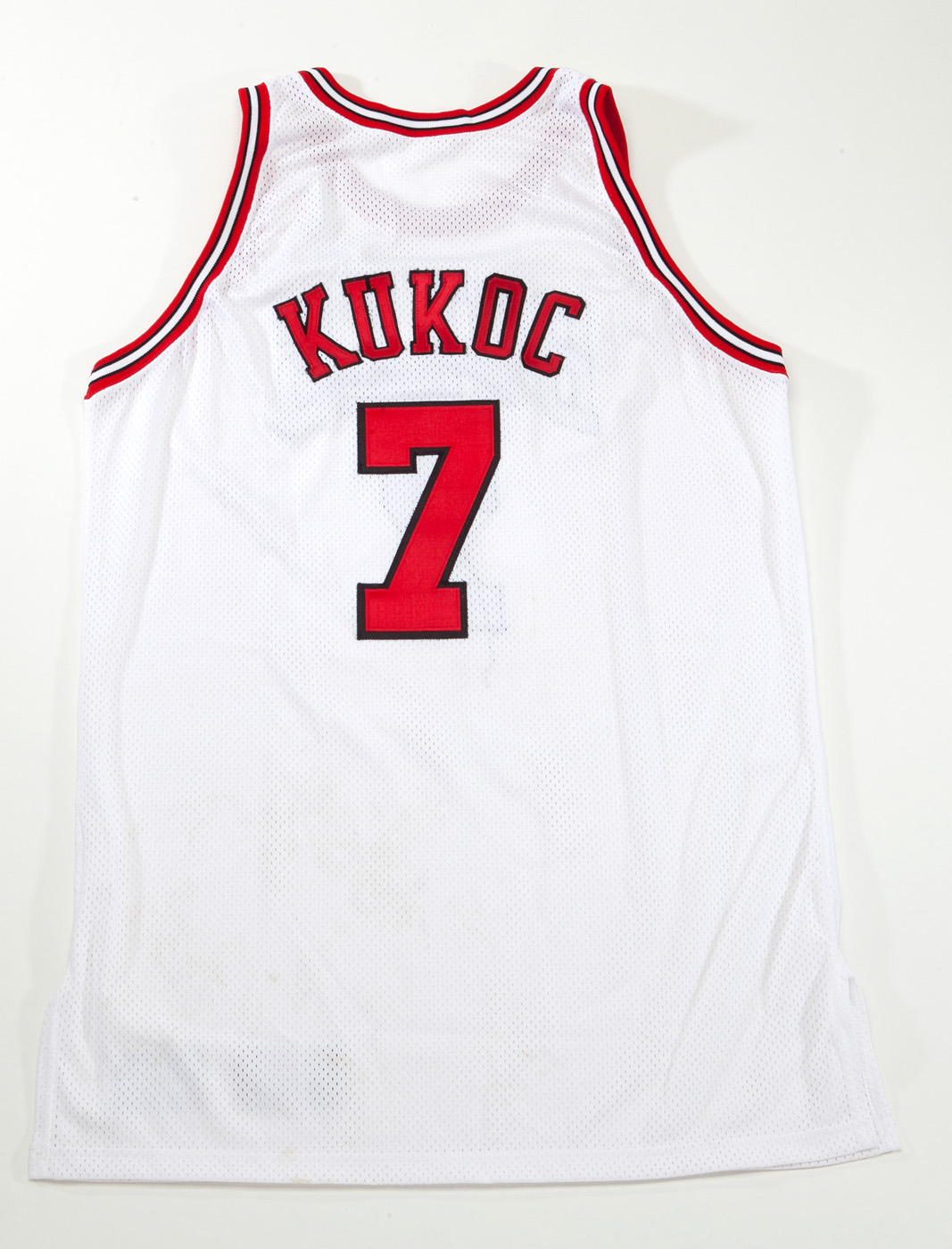 1993-94 Toni Kukoc Game Worn & Signed Chicago Bulls Rookie, Lot #50839