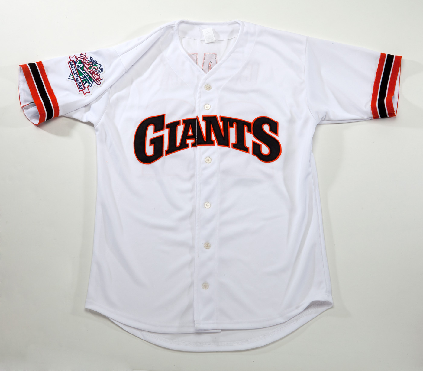 Lot Detail - WILL CLARK SIGNED SAN FRANCISCO GIANTS JERSEY WITH 1989 WORLD  SERIES PATCH AND INSCRIBED BATTLE OF THE BAY