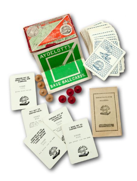  1910 AYDELOTTS BASE BALL CARD GAME