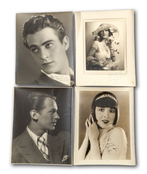  1920S SILENT FILM STAR SIGNED OVERSIZED PHOTO LOT OF 18- ALL INSCRIBED TO EITHER BERNICE OR GINO CORRADO
