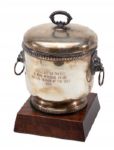 ANGELO DUNDEES 1979 MANGER-TRAINER OF THE YEAR SILVER PLATED ICE BUCKET