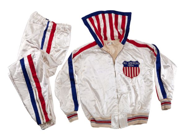 1954 FRANK RAMSEY COLLEGE ALL-AMERICAN FULL WARM-UP SUIT