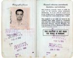 ANGELO DUNDEES 1957 MULTI-SIGNED U.S. PASSPORT