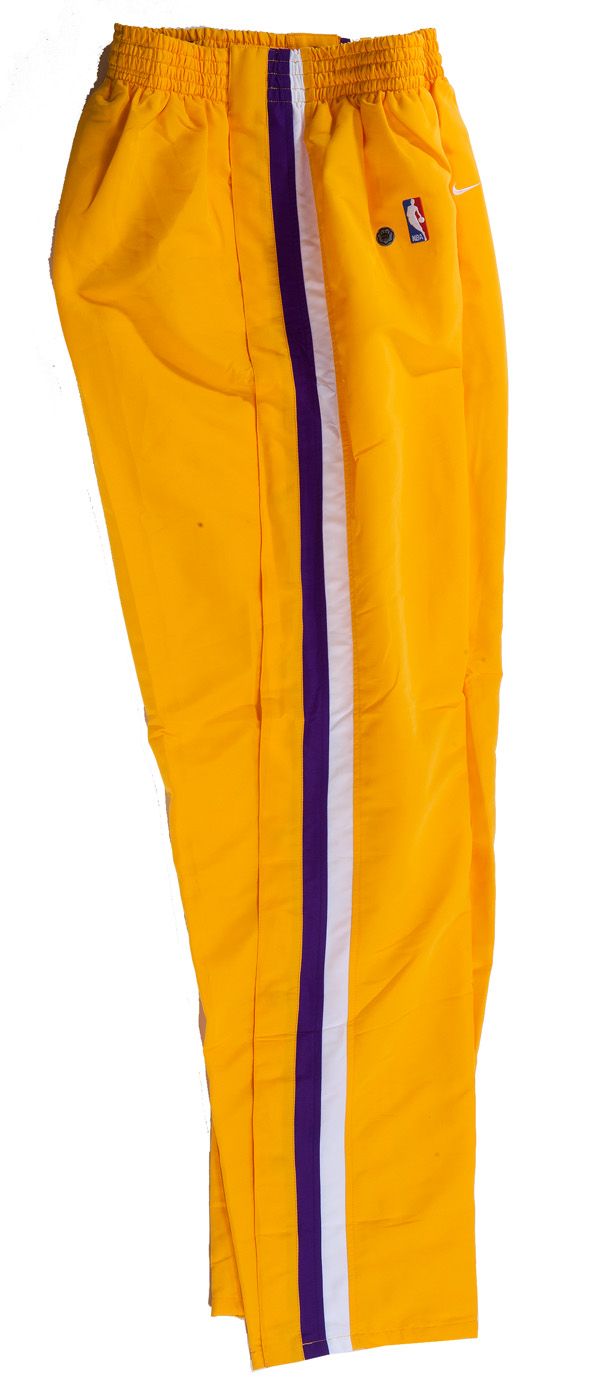 2008-10 Kobe Bryant Game Worn NBA Finals Warm-up Jacket & Pants, Lot  #82307