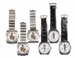 ANGELO DUNDEES COLLECTION OF (6) VINTAGE MUHAMMAD ALI WATCHES INCL. FOUR NEW IN BOXES