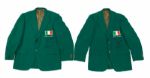 ANGELO AND HELEN DUNDEES 1975 MUHAMMAD ALI CAMP JACKETS WORN IN KUALA LUMPUR IN PREPARATION FOR FIGHT VS. JOE BUGNER (BOTH INSCRIBED BY DUNDEE)