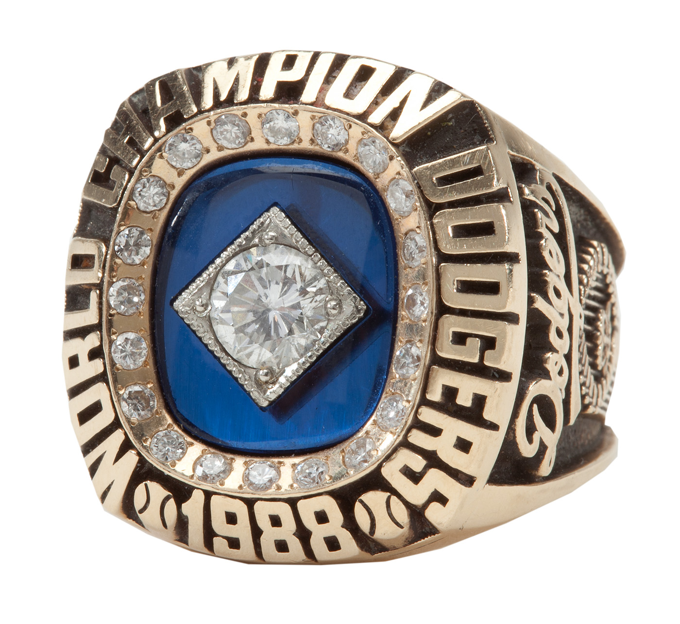 Lot Detail - DON DRYSDALE'S 1988 LOS ANGELES DODGERS WORLD SERIES CHAMPIONS  14K GOLD RING (DRYSDALE COLLECTION)