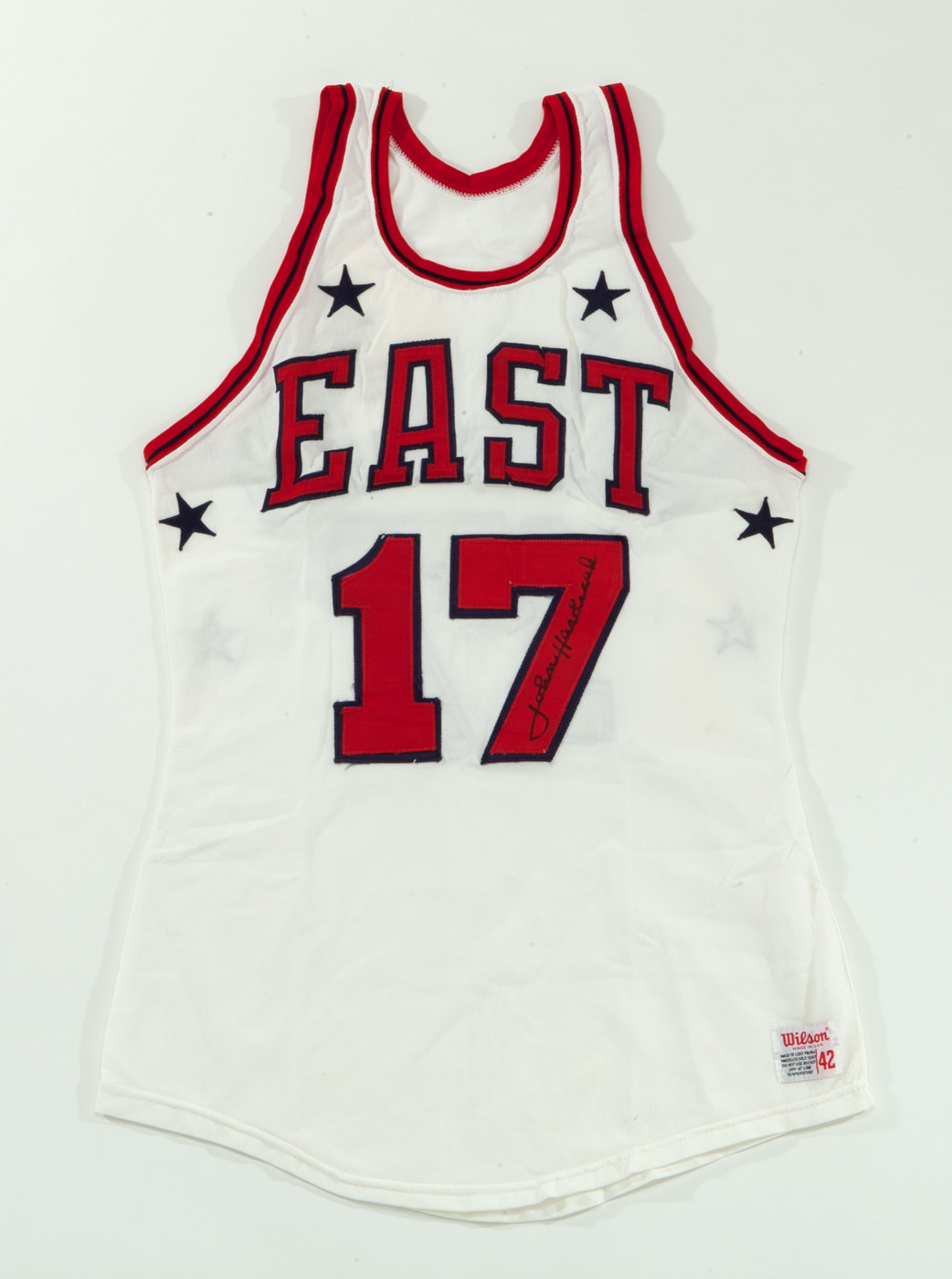 John Havlicek 1966 First All-Star Game Used Signed Uniform Jersey MEARS A10  COA