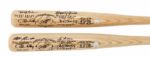 STEVE GARVEYS PAIR OF LOS ANGELES DODGERS RECORD SETTING INFIELD AND 30 HOME RUN HITTERS AUTOGRAPHED LIMITED EDITION COMMEMORATIVE BATS (GARVEY LOA) 