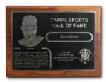 STEVE GARVEYS 1991 SIGNED TAMPA SPORTS HALL OF FAME INDUCTION PLAQUE (GARVEY LOA) 
