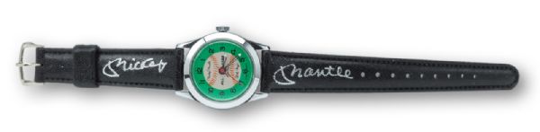 MICKEY MANTLE SIGNED MICKEY MANTLE/ROGER MARIS/WILLIE MAYS ALL STAR WATCH