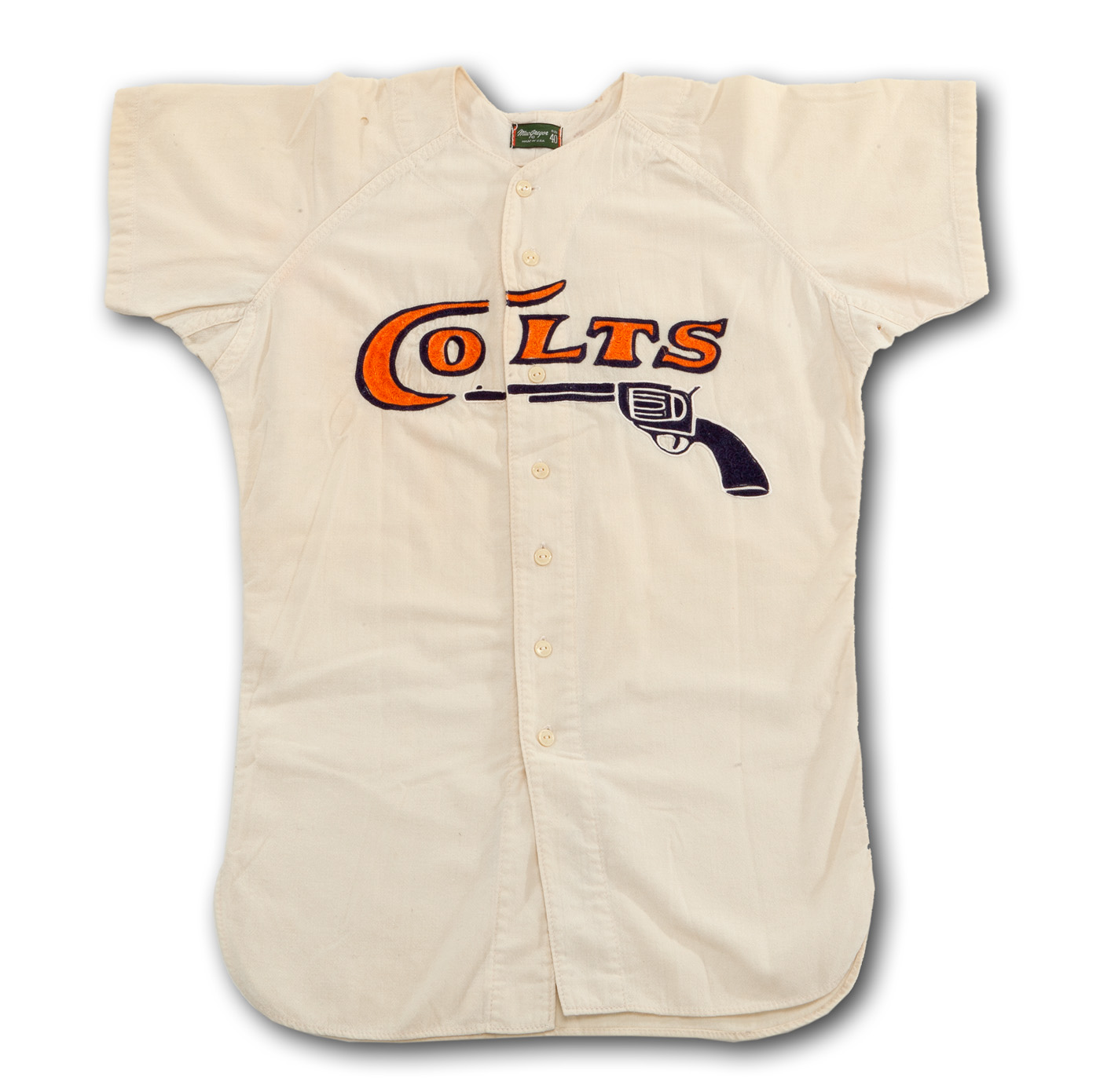 Lot Detail - 1963 HARRY CRAFT (MANAGER) HOUSTON COLT .45S GAME WORN HOME  JERSEY