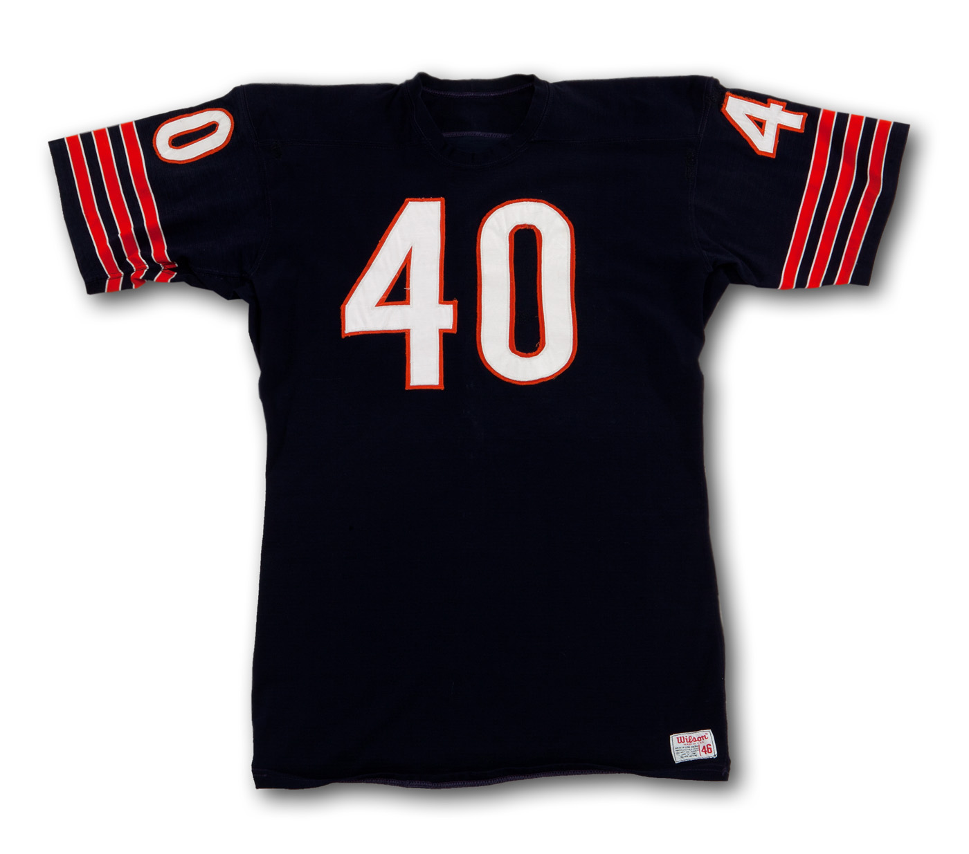 Lot Detail - 1968 GALE SAYERS CHICAGO BEARS GAME WORN HOME JERSEY ...