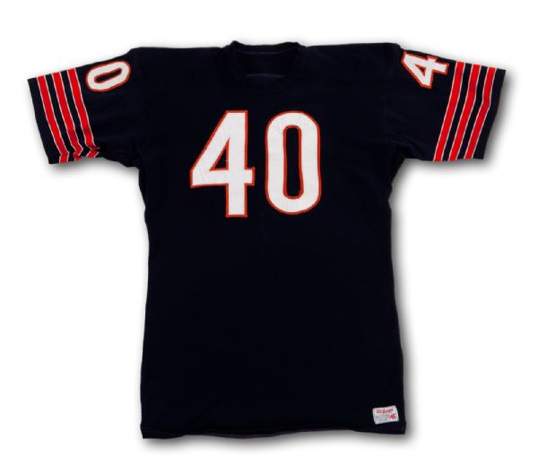1968 GALE SAYERS CHICAGO BEARS GAME WORN HOME JERSEY (MEARS A10) 