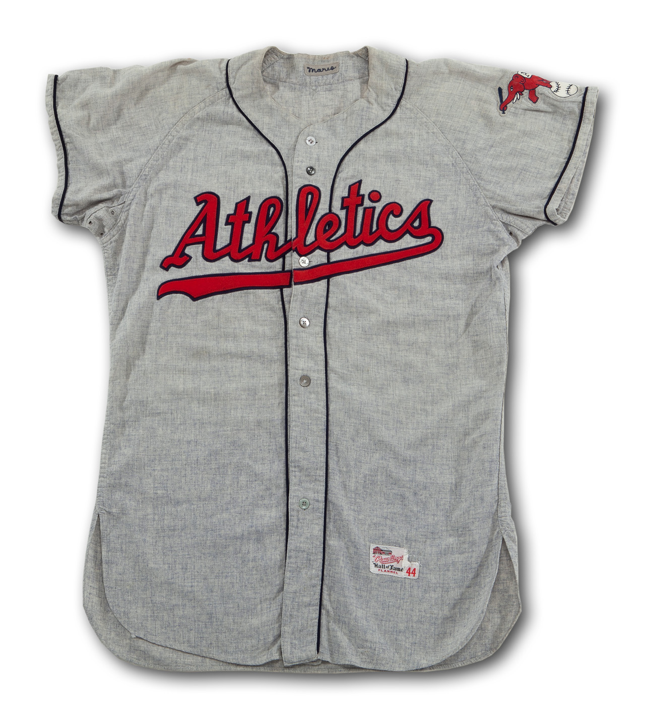 1958 Roger Maris Game Worn Cleveland Indians Jersey, MEARS A9