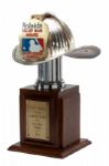 ROLLIE FINGERS 1977 MLBS ROLAIDS RELIEF MAN OF THE YEAR AWARD (FINGERS LOA) 