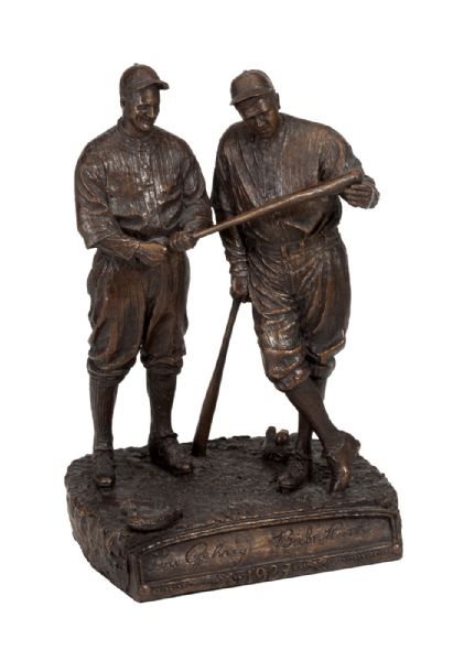  BABE RUTH AND LOU GEHRIG LIMITED EDITION (174/1927) BRONZE STATUE BY ARTIST PALMER MURPHY