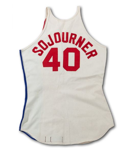  1974-75 ABA NEW YORK NETS WILLIE SOJOURNER GAME WORN HOME JERSEY