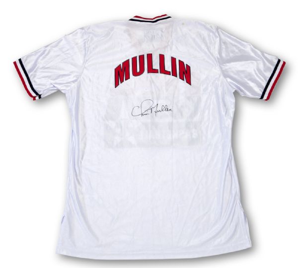 CHRIS MULLINS 1992 OLYMPIC (USA DREAM TEAM) PRACTICE WORN AND SIGNED SHOOTING SHIRT (MULLIN LOA)