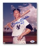 MICKEY MANTLE "NO. 7" AUTOGRAPHED 8X10 COLOR PHOTOGRAPH