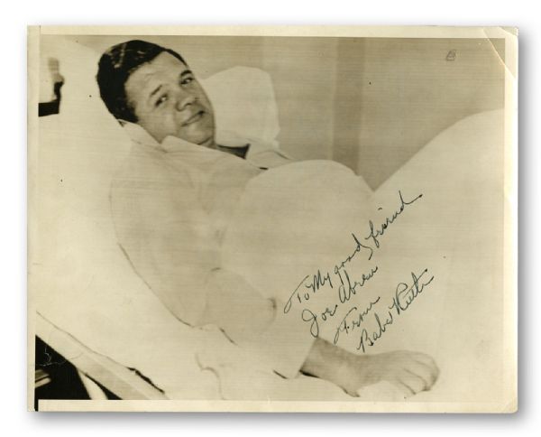 BABE RUTH AUTOGRAPHED PHOTOGRAPH