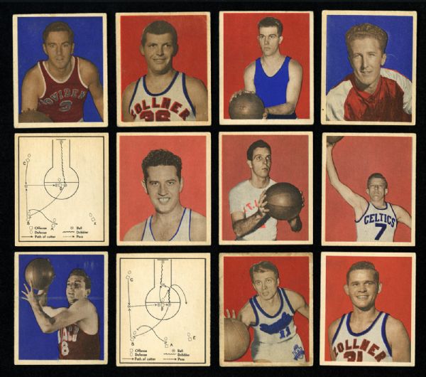 1948 BOWMAN BASKETBALL LOT OF 31 DIFFERENT