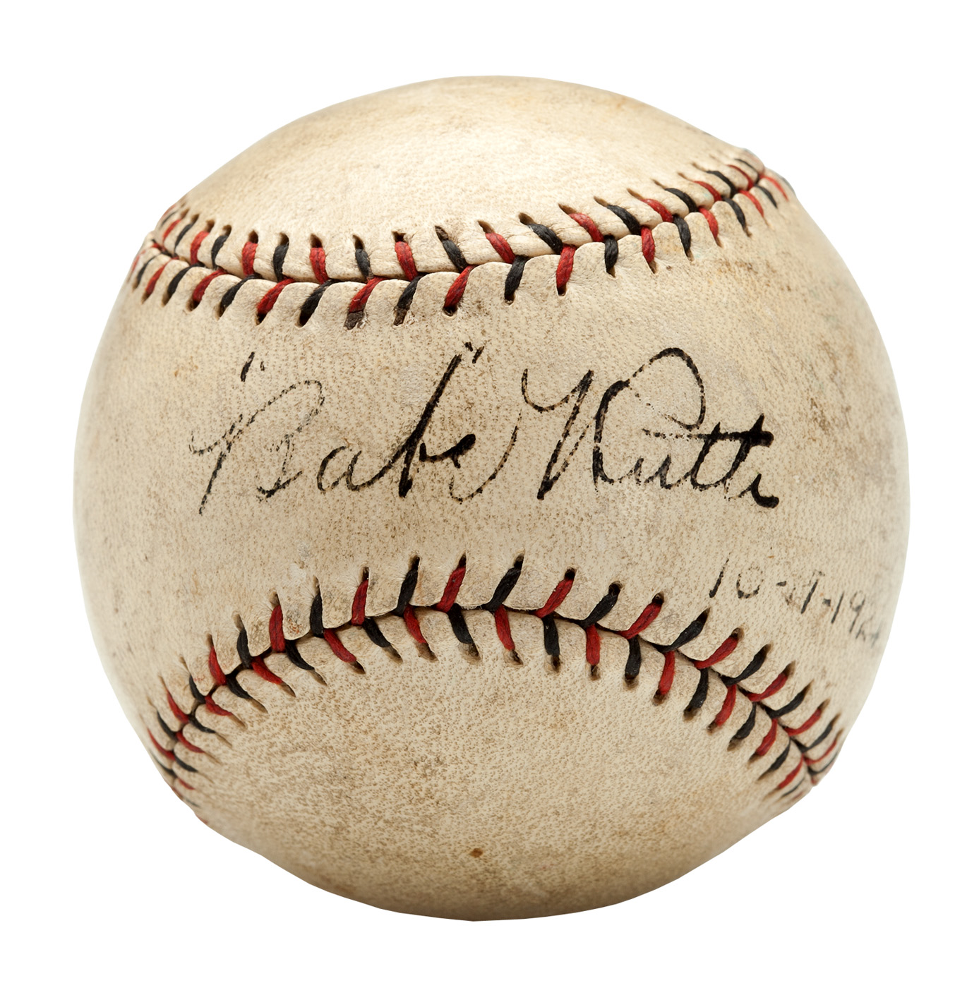Babe Ruth Autographed Vintage Spalding Baseball