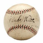 c. 1920-24 BABE RUTH SINGLE SIGNED OFFICIAL SPALDING NATIONAL LEAGUE BASEBALL