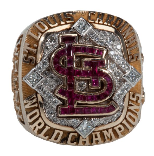 2006 ST. LOUIS CARDINALS WORLD SERIES RING IN ORIGINAL PRESENTATION BOX (FRONT OFFICE - WALSH)
