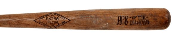 c. 1925-29 ROGERS HORNSBY ZINN BECK DIAMOND ACE PROFESSIONAL MODEL BAT (MEARS AUTHENTIC)