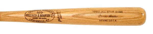 1965 ERNIE BANKS CHICAGO CUBS LOUISVILLE SLUGGER ALL STAR GAME USED BAT (MEARS A9)