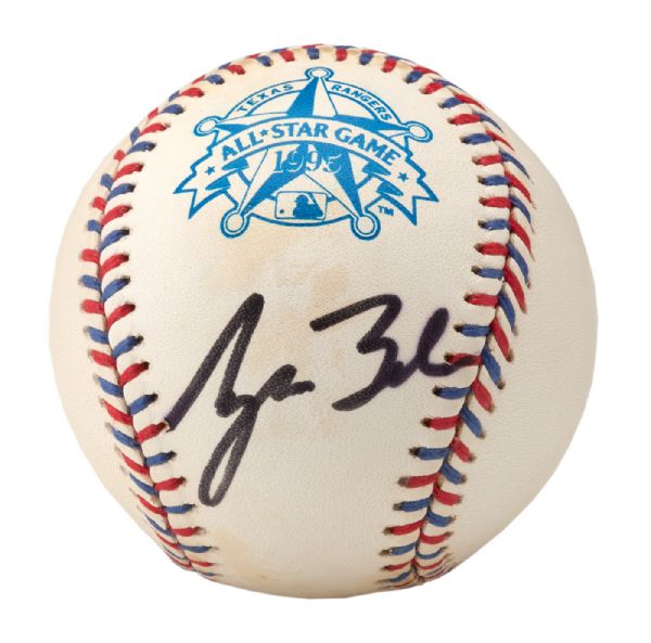 GEORGE W. BUSH SINGLE SIGNED OFFICIAL 1995 ALL-STAR GAME BASEBALL