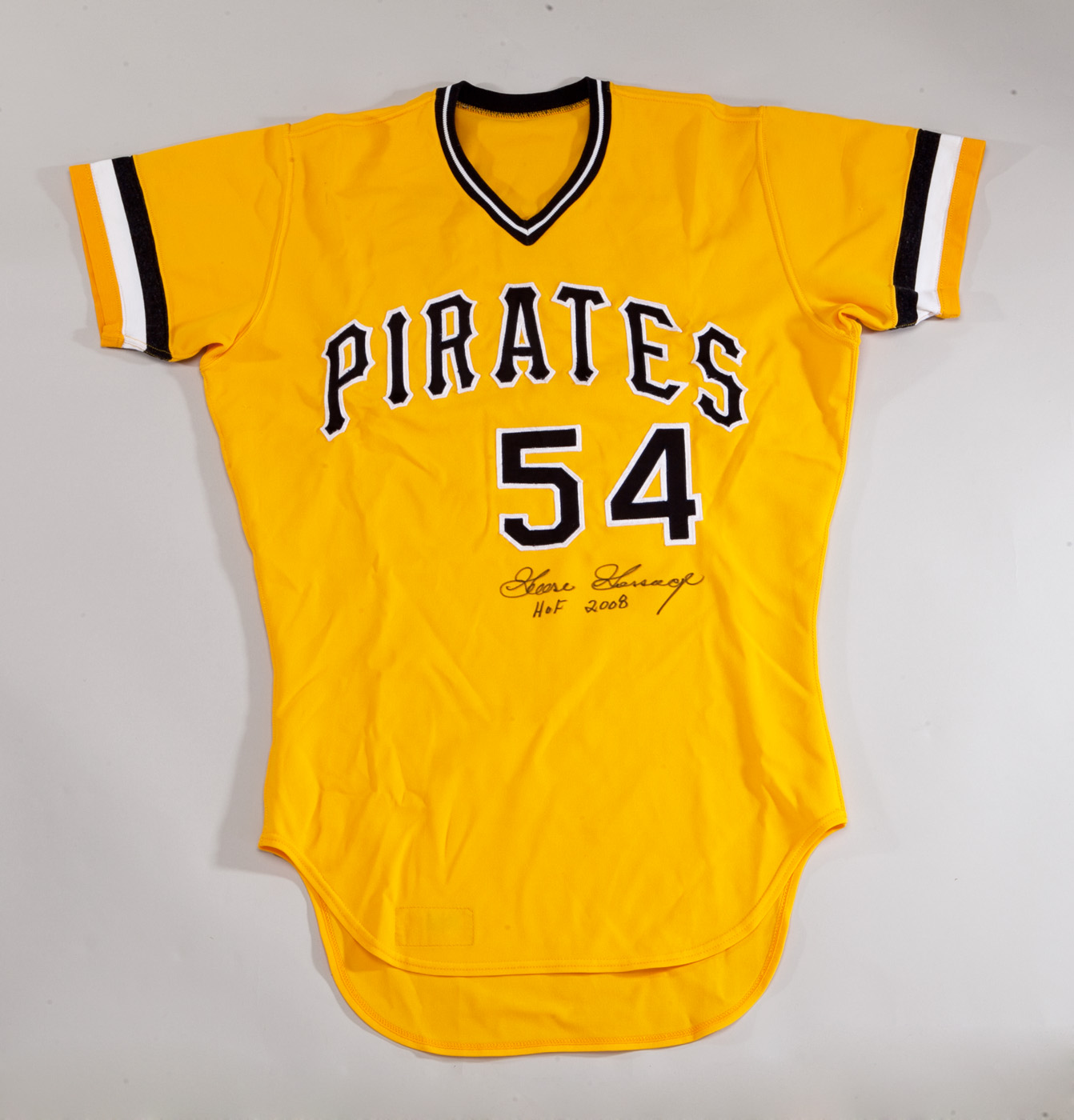 1977 Goose Gossage Game Worn Pittsburgh Pirates Jersey with Team, Lot  #80140