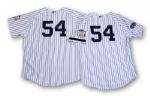 GOOSE GOSSAGES LOT OF (2) 2008 SIGNED NEW YORK YANKEES ALL-STAR GAME CELEBRATION HOME JERSEYS (GOSSAGE LOA)